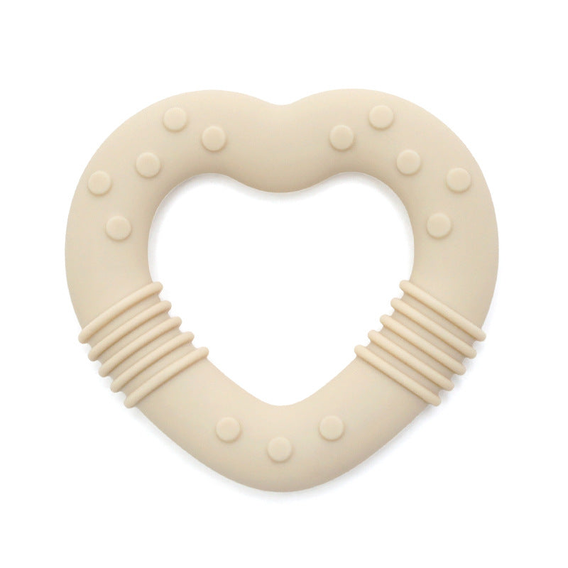 Food Grade Baby Food Supplement Love Teether Toys