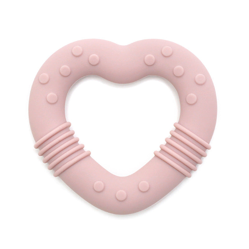 Food Grade Baby Food Supplement Love Teether Toys