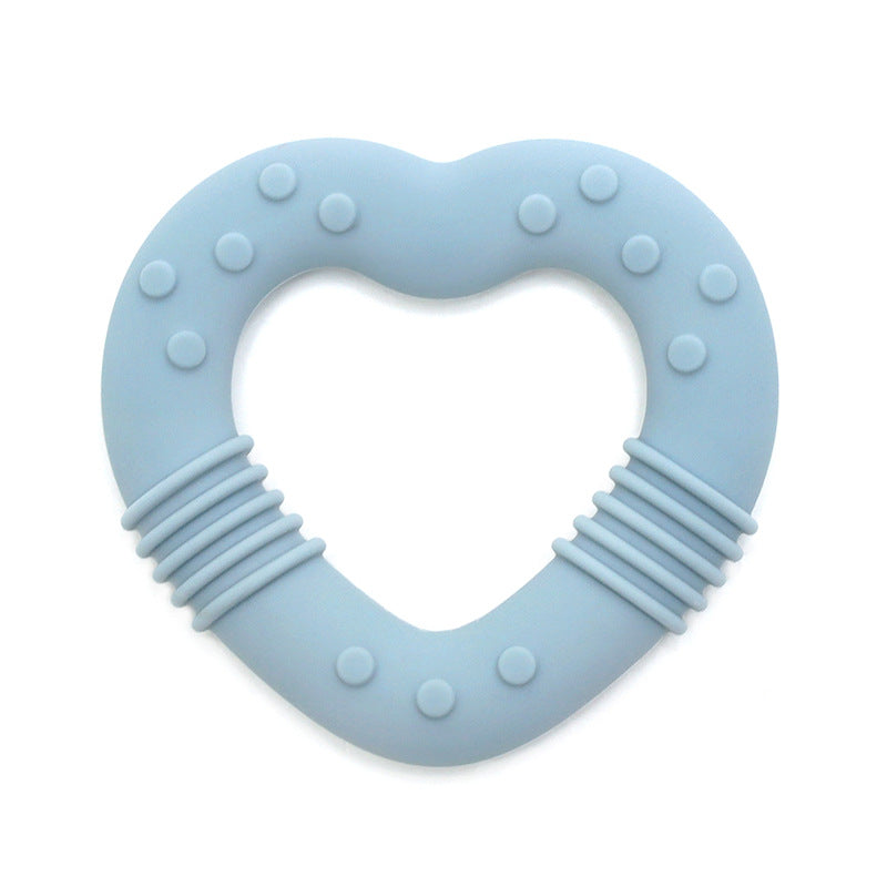 Food Grade Baby Food Supplement Love Teether Toys