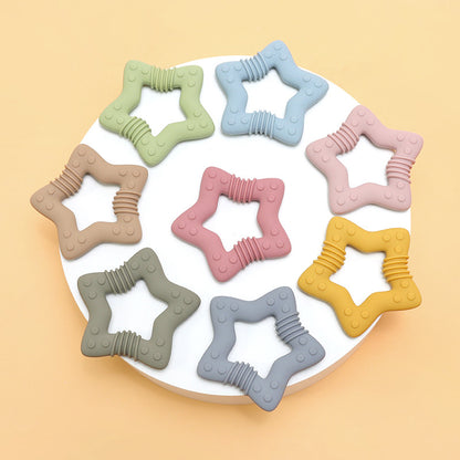 Food Grade Baby Food Supplement Love Teether Toys