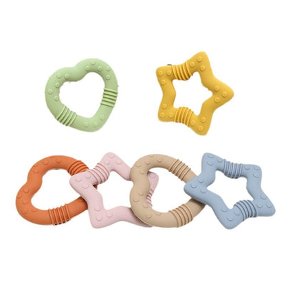 Food Grade Baby Food Supplement Love Teether Toys