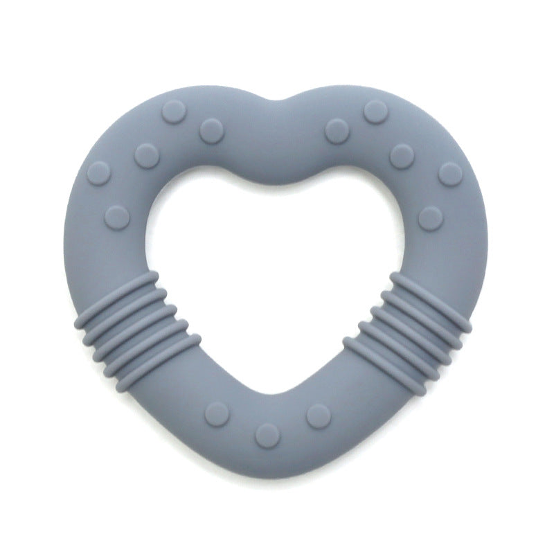 Food Grade Baby Food Supplement Love Teether Toys