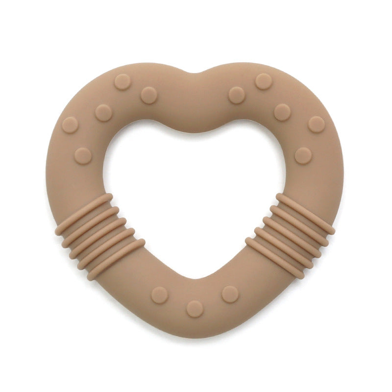 Food Grade Baby Food Supplement Love Teether Toys