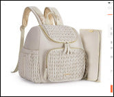 New Diaper Bag Backpack Multifunctional Quilted Diaper Bag