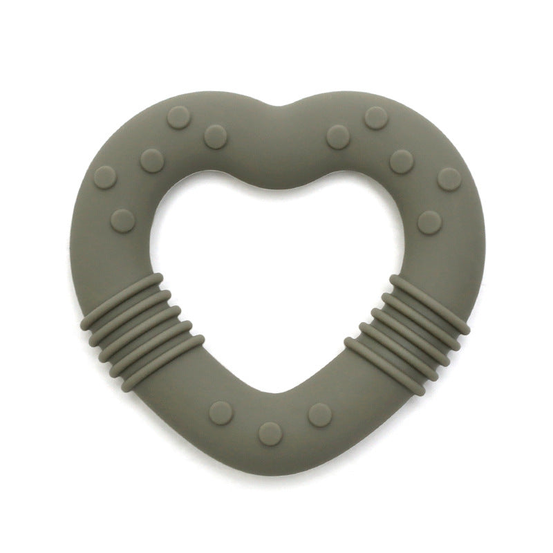 Food Grade Baby Food Supplement Love Teether Toys